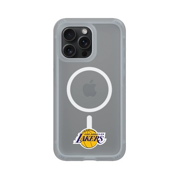 iPhone 15 Pro Max AirX 流變灰 - NBA - Mini Logo-洛杉磯湖人 L.A. Lakers