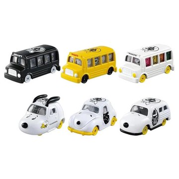 日本 Dream TOMICA 史努比75週年抽抽樂 六款各1確認版TM95984