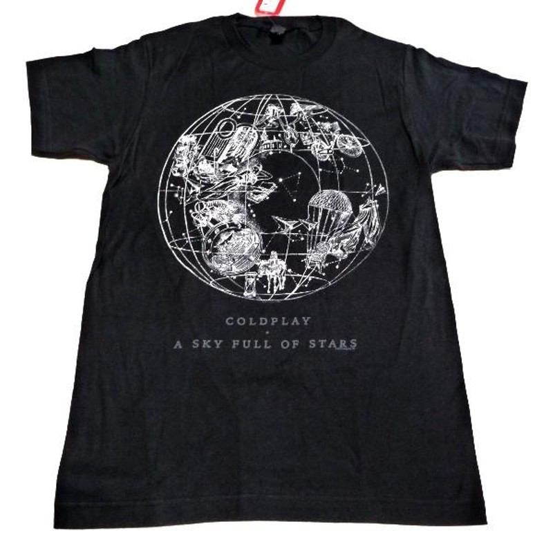 COLDPLAY コールドプレイ SKY FULL OF STARS MENS SOFT TEE オフィシャル バンドTシャツ /  2枚までメール便対応可 | LINEブランドカタログ