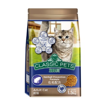 Classic Pets 加好寶乾貓糧-化毛配方 1.5KG