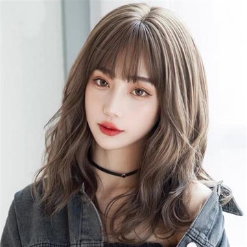 【巴黎精品】中長假髮整頂假髮-冷棕色水波紋中長女假髮a1bw52
