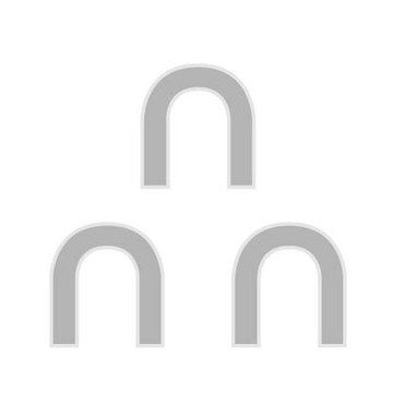 雷鳥 小馬蹄教學磁鐵(寬11X高12X厚度3mm)-3入 / 包  LT-3311【APP滿額下單10%點數(單一帳號最高5000點)】1/31止