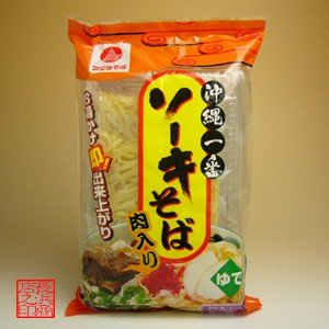 沖縄そば ソーキそばＬＬめん ２食入  アワセそば