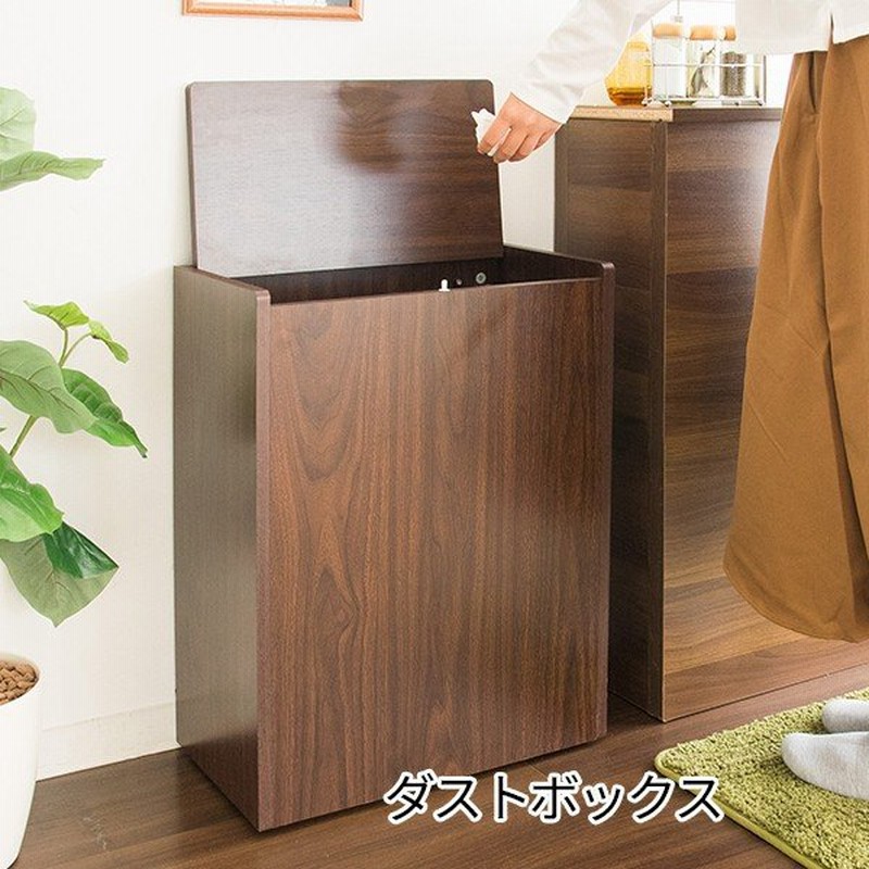 ゴミ箱 45リットル 45l ふた付き スリム ダストボックス 木製 北欧 キッチン 収納 カウンター シンプル ホワイト ナチュラル ブラウン コンパクト 通販 Lineポイント最大get Lineショッピング