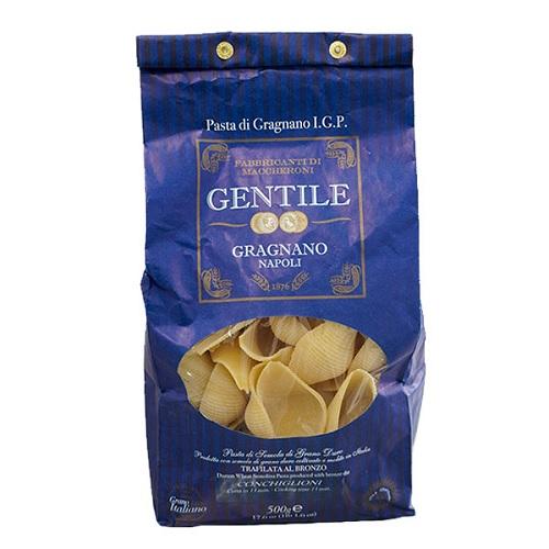  GENTILE ジェンティーレ コンキリオーニ 500g  イタリア産小麦100％使用  イタリア・グラニャーノ産パスタ