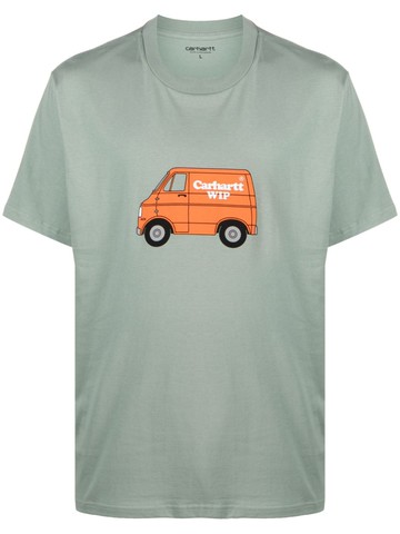 Carhartt WIP - Mystery Machine cotton T-shirt - men - Organic Cotton - M - Green