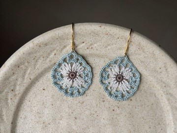 Sophie 蘇菲│925純銀・微鉤針手作耳環