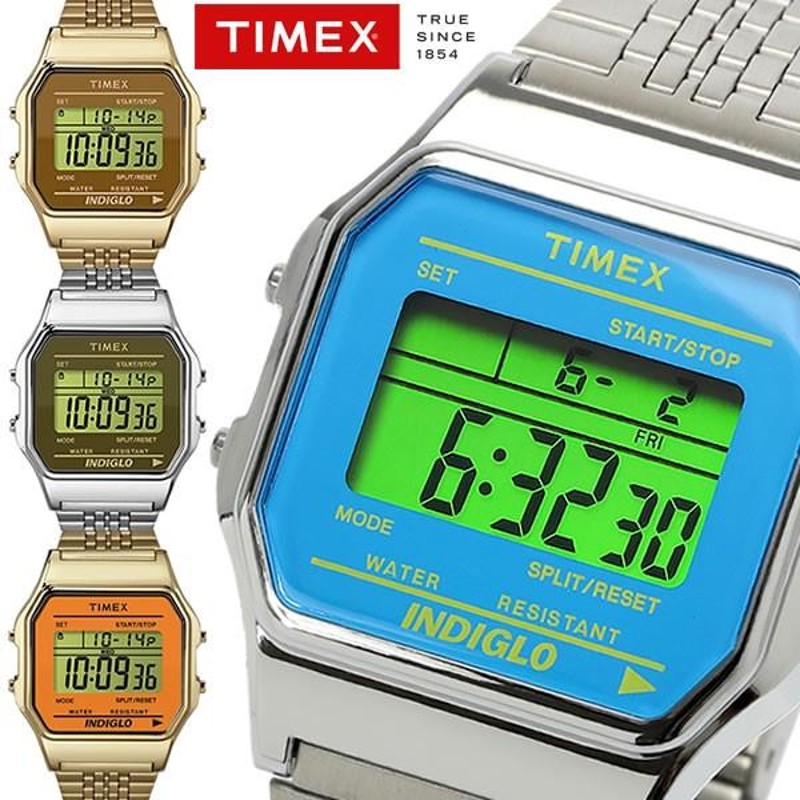 TIMEX タイメックス CLASSIC DIGITAL クラシックデジタル メタルバンド