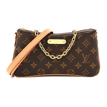 Louis Vuitton M83008  LivPochette Monogram 帆布雙層拉鍊包(棕色)