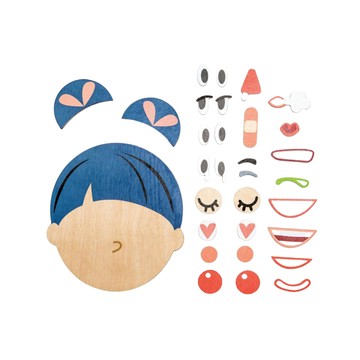 tender leaf 多變表情拼圖組  1組  30個