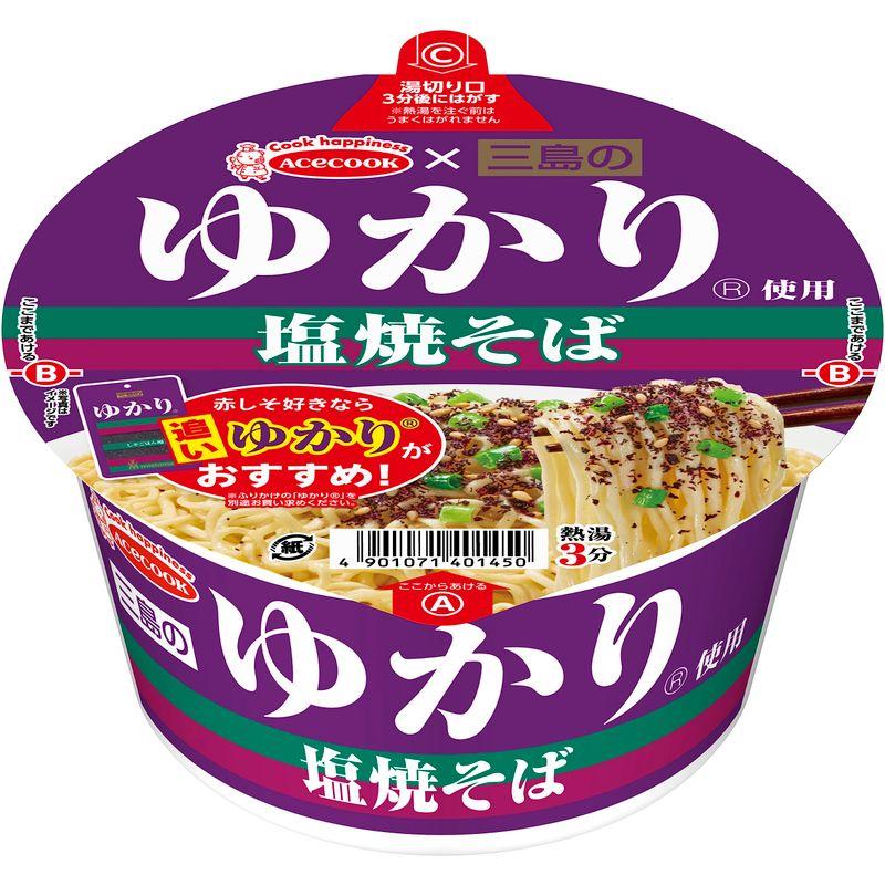 エースコック 三島のゆかり使用 塩焼そば 80g ×12個