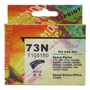 紅石 愛普生EPSON環保(73N)墨水匣/T105150/黑色