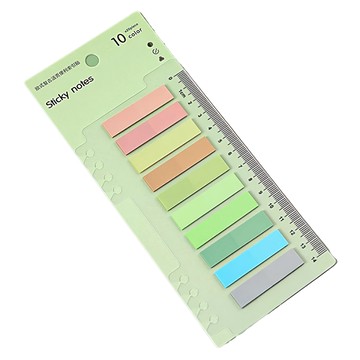 便條紙青草全色 活頁索引貼  20 x 8.5 x 16cm  20張  10個