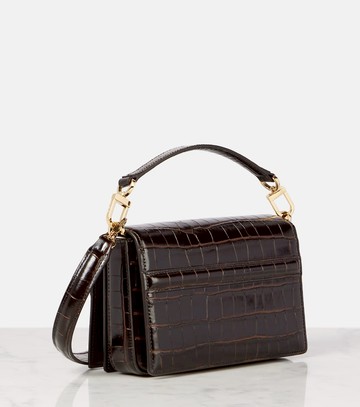 Toteme T-Flap Mini croc-effect tote bag