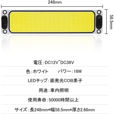 GZRUICA DC12V-36V キャンパー室内灯 LEDルームランプ 貨物灯 車内照明