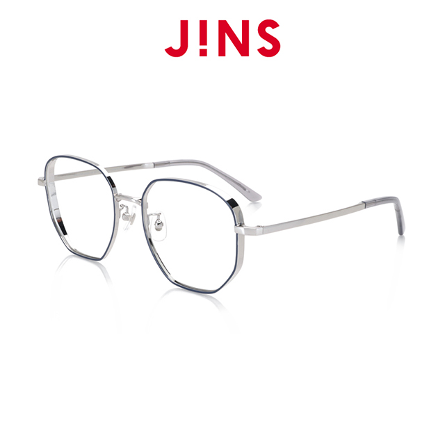 JINS】 零失誤百搭經典眼鏡(AMMF19S335)銀灰藍推薦| PChome 24h購物