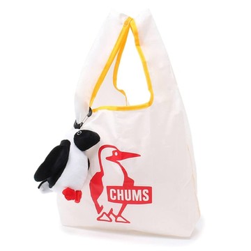 CHUMS Booby Eco Bag造型購物袋-白黃紅-CH603452W089