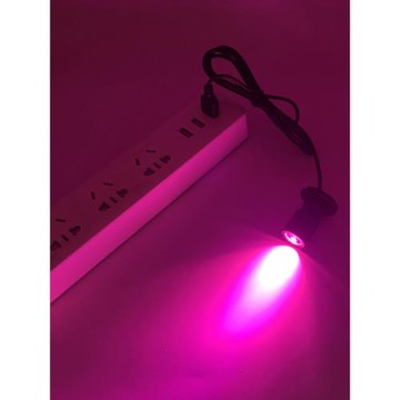 led移動電源5Vusb接口燈柜臺手辦模型 1W彩色展示中性聚光燈迷你