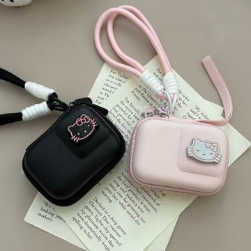 ✨臺灣出貨✨HelloKitty卡通CCD收納包便攜多功能數據線收納包便攜硬殼相機