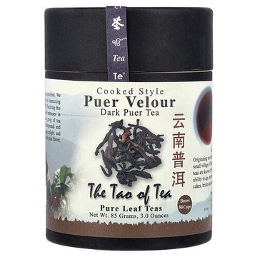 The Tao of Tea, 熟制黑普洱茶，普洱茶絨，3 盎司（85 克）