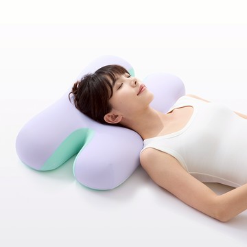 EVERY THINK｜安眠無痕枕 不壓臉設計 慢回彈記憶枕 兩色可選 - 灰橙