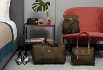 【BRIC' S】X-Bag 2合1摺疊旅行袋(中)- 橄欖綠