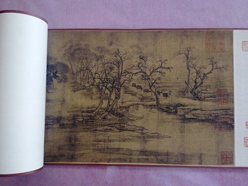 中國十大傳世名畫宋張擇端清明上河圖國畫人物長卷仿古畫復制畫