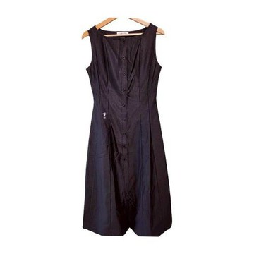 【二手精品 9.9成新】Dior 迪奧經典優雅無袖中長款連身裙(剪水洗標) 編號S431