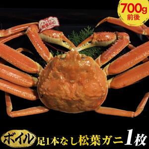 ふるさと納税 足1本なし松葉ガニ　中1枚（700g前後） ※2023年11月〜2024年3月に順次発送予定《かに カニ 蟹》 鳥取県北栄町