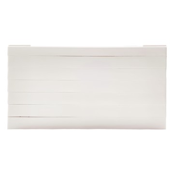 免安裝摺疊透明鞋盒 Set 6層 加大尺寸46碼鞋  白色  1個