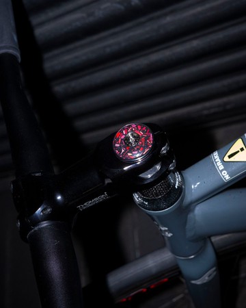 手工製-1/8吋 水磨石單車頂蓋 龍頭蓋 把立蓋 自行車改裝 碗組蓋