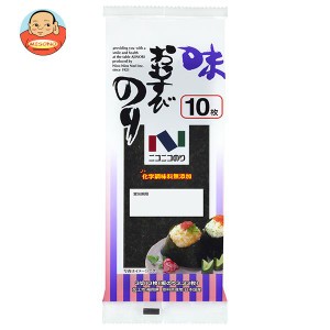 ニコニコのり 味おむすび 3切10枚×10袋入｜ 送料無料