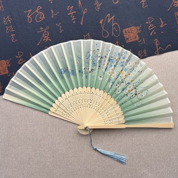 🍀店鋪上新🌱扇子古風國潮摺扇漢服女旗袍舞蹈跳舞兒童學生夏日隨身小扇中國風