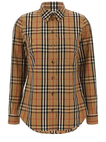 burberry "check" shirt