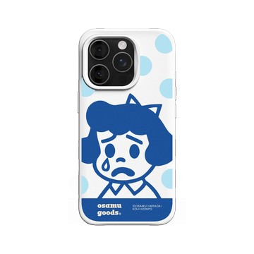 iPhone 16 Pro SolidX 白 - OSAMU GOODS - 大圓點系列-Betty