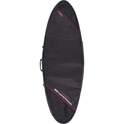 ［新品］Ocean & Earth Compact Day Black/Red Fish Surfboard Bag - Fits 1 Board - 24.