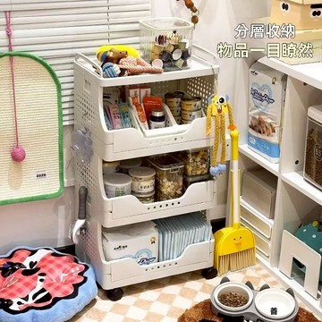 台灣出貨 置物手推車 移動小推車 收納小推車 置物籃推車 收納推車 層架推車 嬰兒置物架 小推車 零食儲物架 書架洞洞板