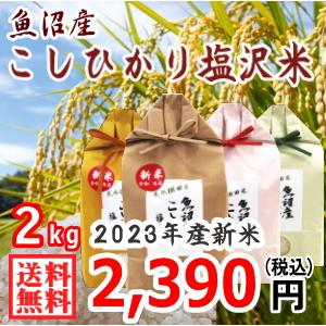 送料無料（令和5年新米） 南魚沼産 コシヒカリ 塩沢米 2kg 精米 産地直送 こしひかり 白米