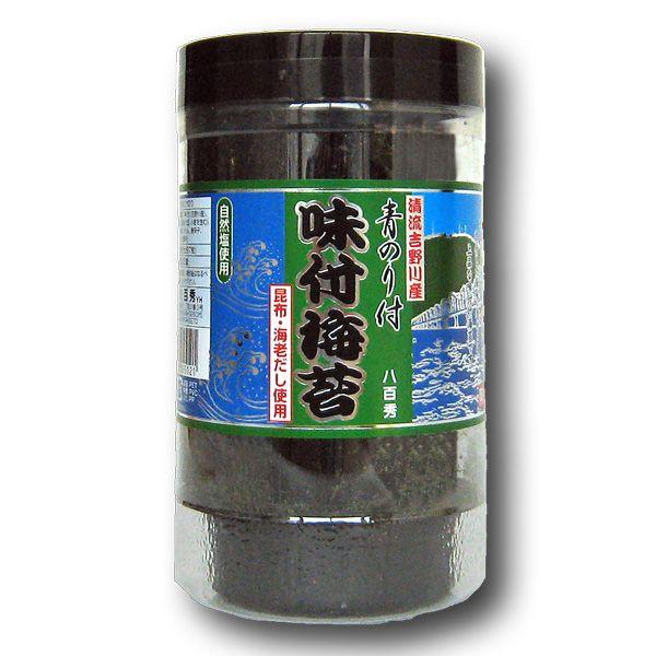 八百秀 青のり付味付海苔丸卓上８切５６枚（全形７枚）　一本