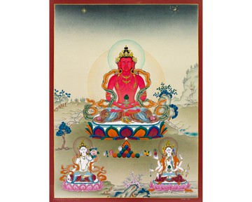 阿彌陀佛唐卡 – 手工製作的藏傳祝福