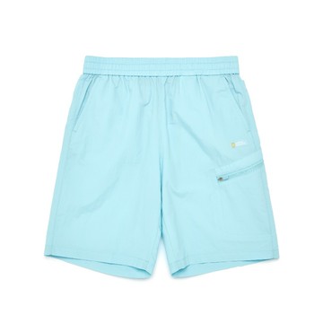 童裝 輕量平織短褲 - 淺藍色