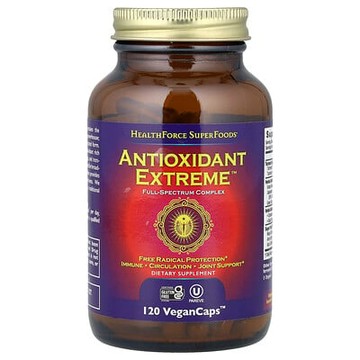 HealthForce Superfoods, 高級減緩氧化劑，120粒素食膠囊
