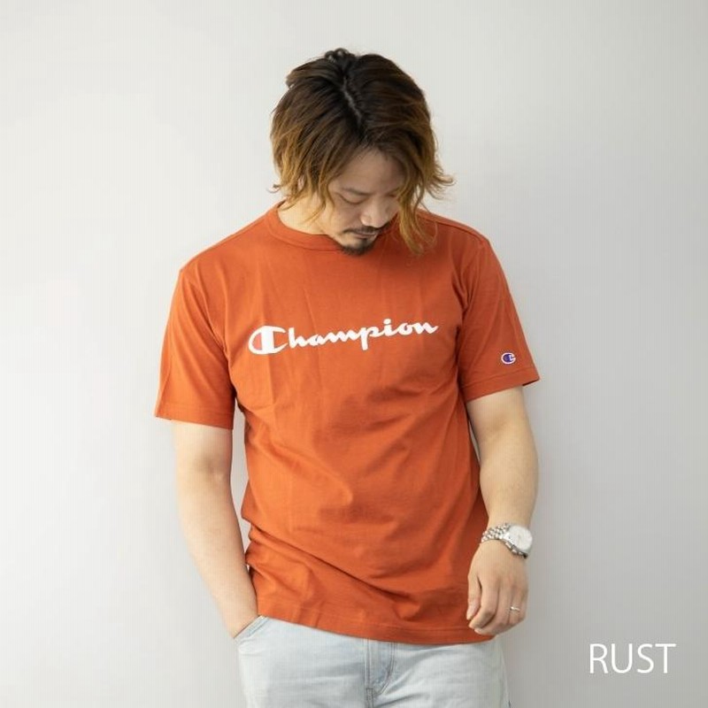 チャンピオン Tシャツ メンズ ロゴプリント ワンポイント クルーネック