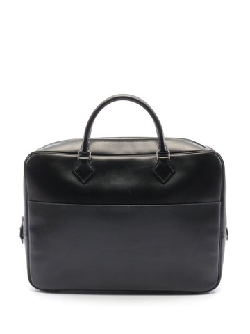 Hermès - 2003 pre-owned Plume 38 briefcase - men - Calf Leather - One Size - Black