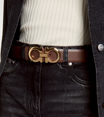 Ferragamo Gancini reversible leather belt