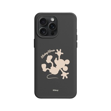 iPhone 15 Pro Max SolidX 黑 - 迪士尼-米奇 Mickey - 米奇 - 剪影版