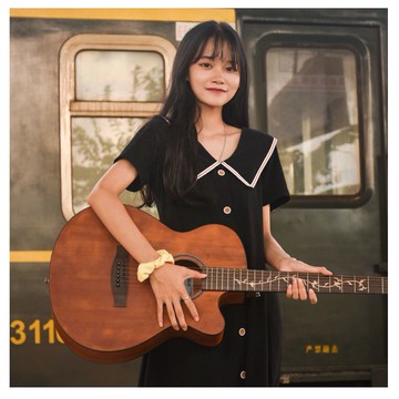 吉他初學者單板40寸41寸入門吉他民謠男女學生通用吉他