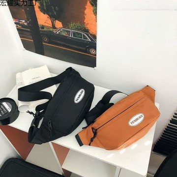 手機腰包韓版胸包日系潮牌簡約輕便單肩背包休閑運動斜挎包包郵到
