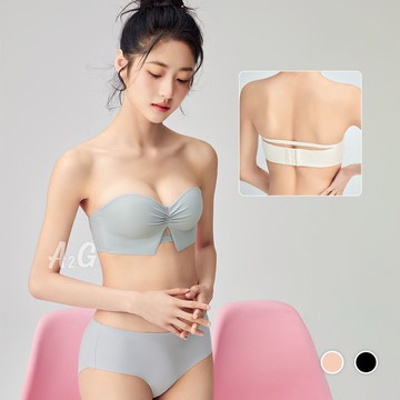 A2G®【粉嫩雲朵】半罩式•2穿無痕小可愛︙A-B罩杯︙609