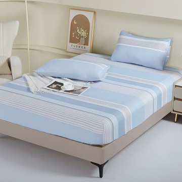 FOCA 吸濕排汗天絲 三件式床包枕套組  青春約定  雙人加大  床包 + 枕套2個